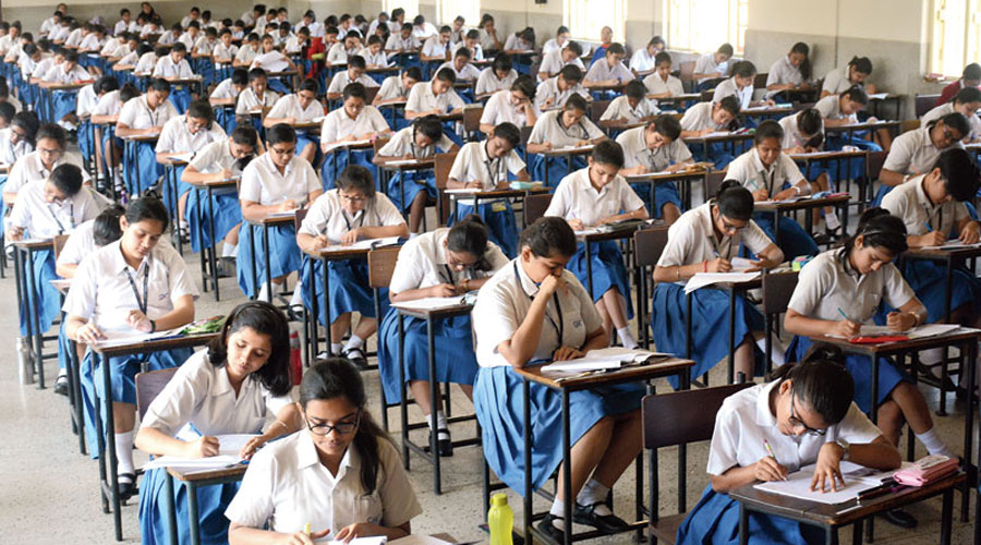 The exams are conducted by individual schools and those who qualify in them are allowed to write Madhyamik and the Higher Secondary exams, which are usually held in February and March. Madhyamik is conducted by the West Bengal Board of Secondary Education and HS exam by the West Bengal Council of Higher Secondary Education. 
