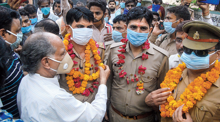 Vikas Dubey gunned down by UP police -Our blessed and unquestioning land of supermen and supernatural encounters- If we can believe in the miracle that allowed China to pull out from territory that we were told it did not intrude upon, why can’t we believe in a simple encounter?