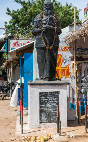 (Image used for representative purposes) A statue of Periyar E. V. Ramasamy in Thanjavur, Tamil Nadu