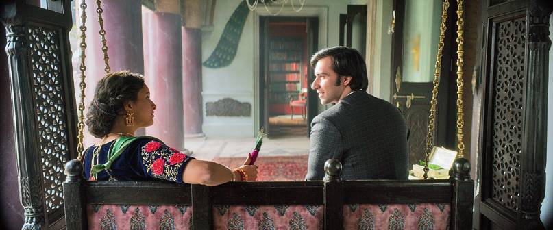 A moment from the Netflix winner Bulbbul, shot at The Rajbari Bawali