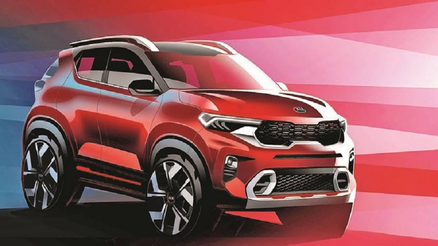 kiamotors Kia releases official images of its compact SUV