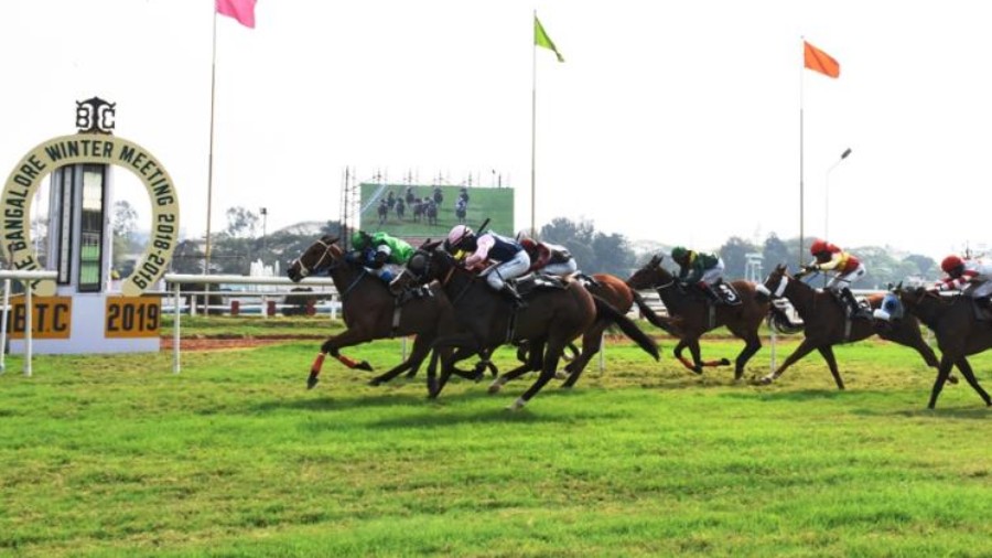 A race at Bangalore Turf Club