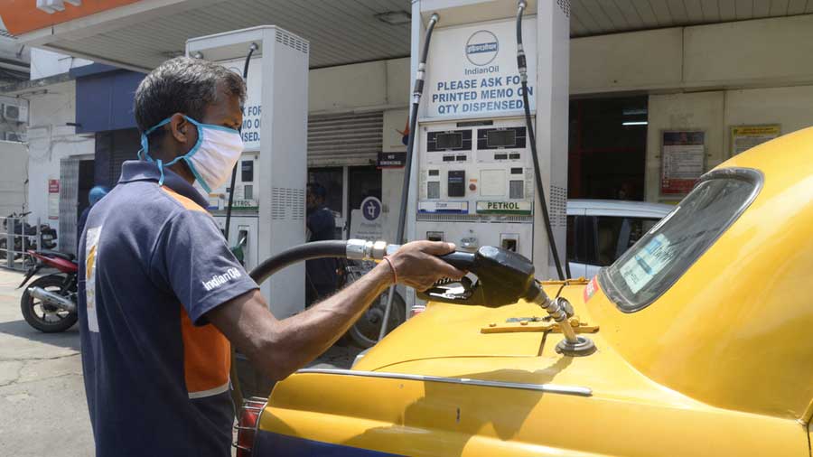 A litre of diesel is now selling for Rs 100.08 in Cooch Behar, Rs 100.17 in Alipurduar, Rs 100.29 in Darjeeling, Rs 100.14 in Purulia, Rs 100.16 in Nadia and Rs 100.03 in Murshidabad: