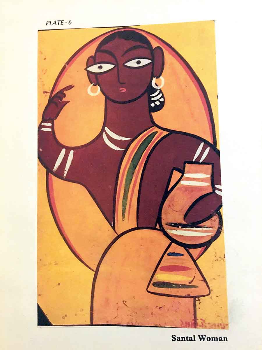 A painting by Jamini Roy