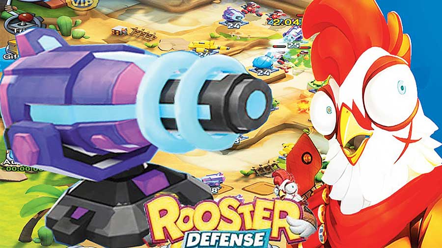 Rooster Defense combines the mechanics of tower defence and merge mechanics to make a compelling and addictive experience