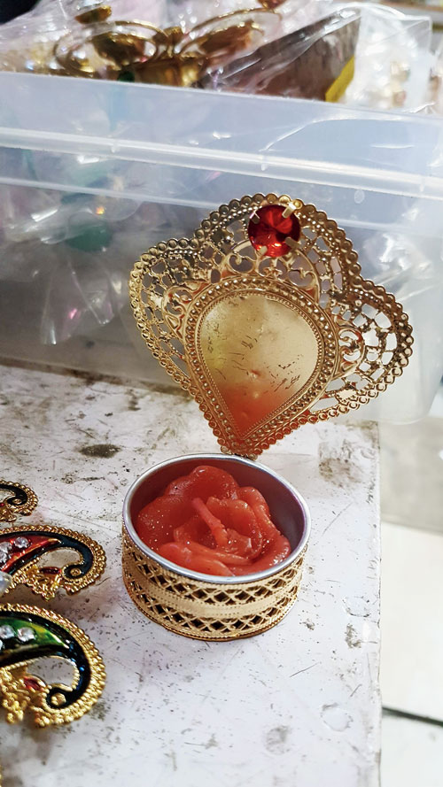 Scented candles at Sankar Cosmetics, CK Market