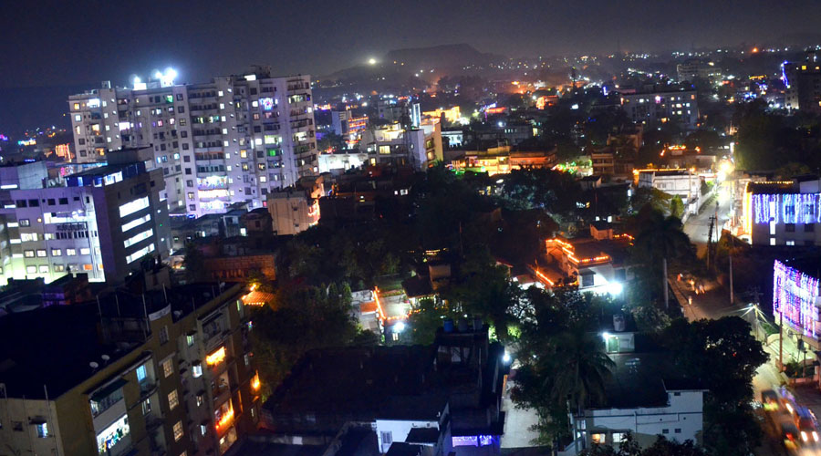  A view of the Bank More, Dhanbad on Saturday.