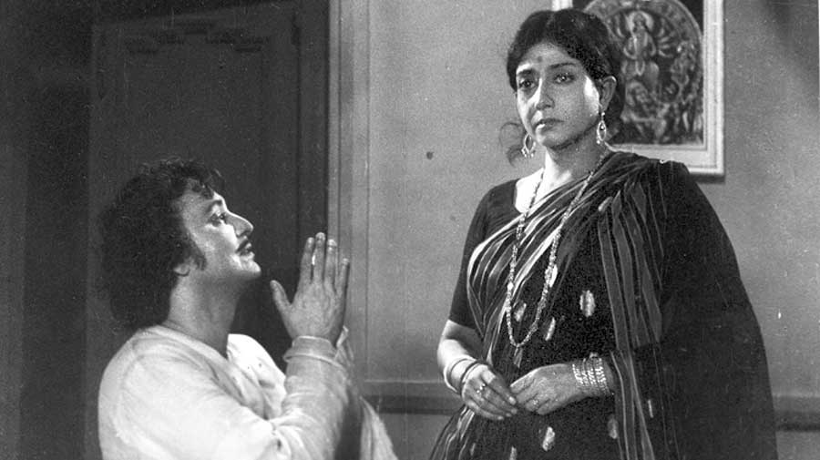 With Sabitri Chatterjee  in Mantramugdha