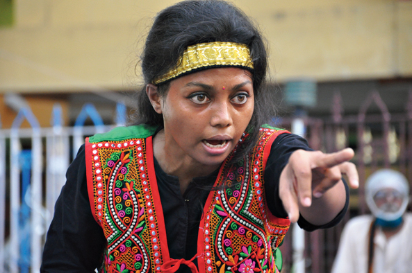 Moments from Tritiya Dharar Natak.