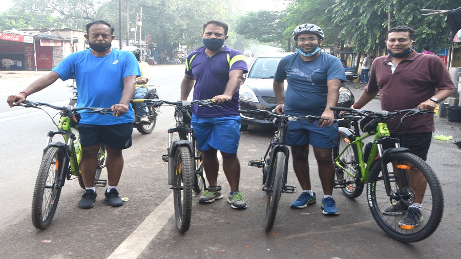 Cycling Fitness enthusiasts of Dhanbad take to cycling