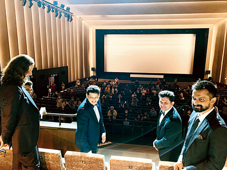 Team Disciple after the screening of the film at the Venice Film Festival. The Disciple had its world premiere at the festival and also bagged the prestigious FIPRESCI award.