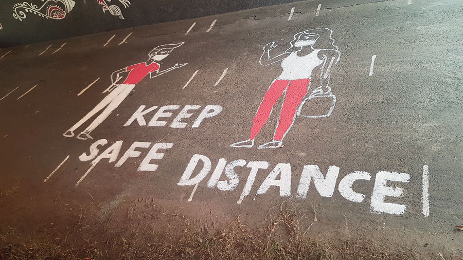 What’s the boy telliing the girl?