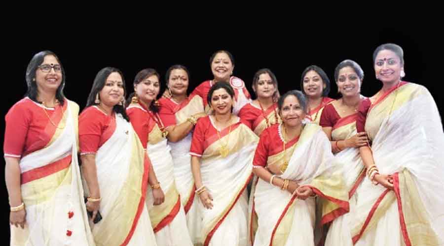 The main organisers of Sankalpo during last year’s Durga Puja in Chelmsford, Essex