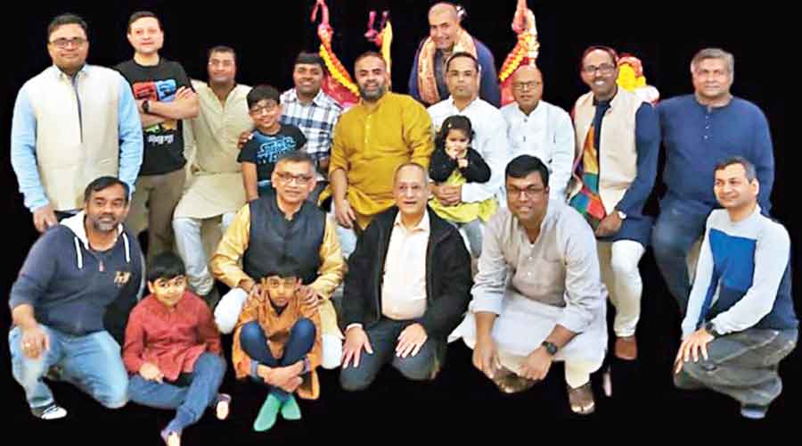 The main organisers of Sankalpo during last year’s Durga Puja in Chelmsford, Essex