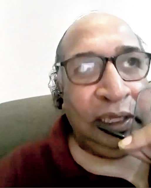 Shibashish Bhattacharyya speak at the webinar