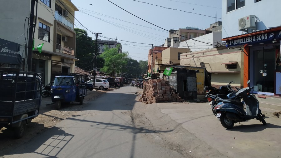 The spot where Mohammed Mustaqueen and Mohammed Qayyum were shot at in Dhatkidih on Saturday.
