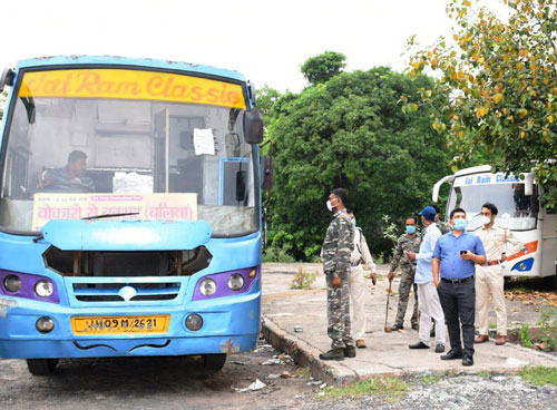 The buses that were going to Sasaram and Siwan
