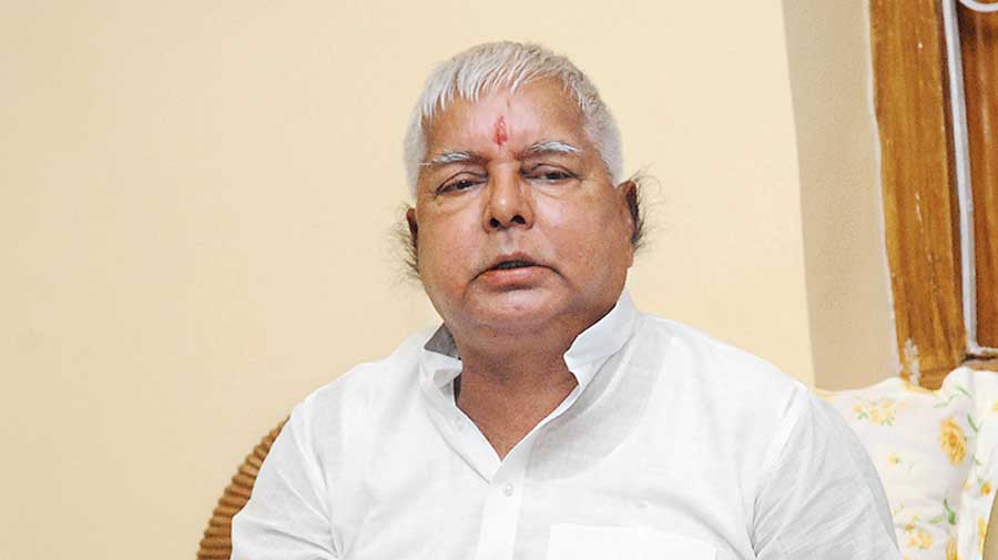 Rashtriya Janata Dal (RJD) chief Lalu Prasad Yadav