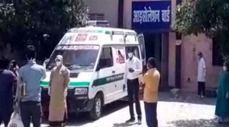 The isolation ward at the Koderma Sadar hospital.