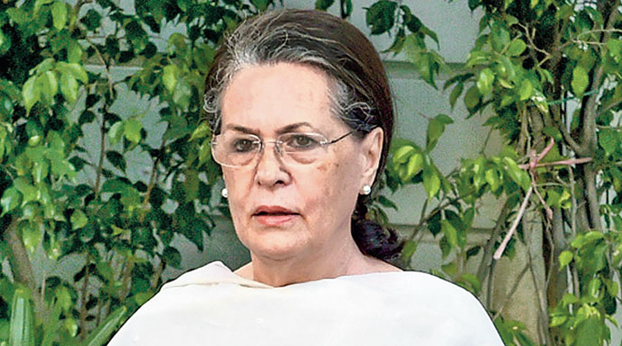 Sonia Gandhi.