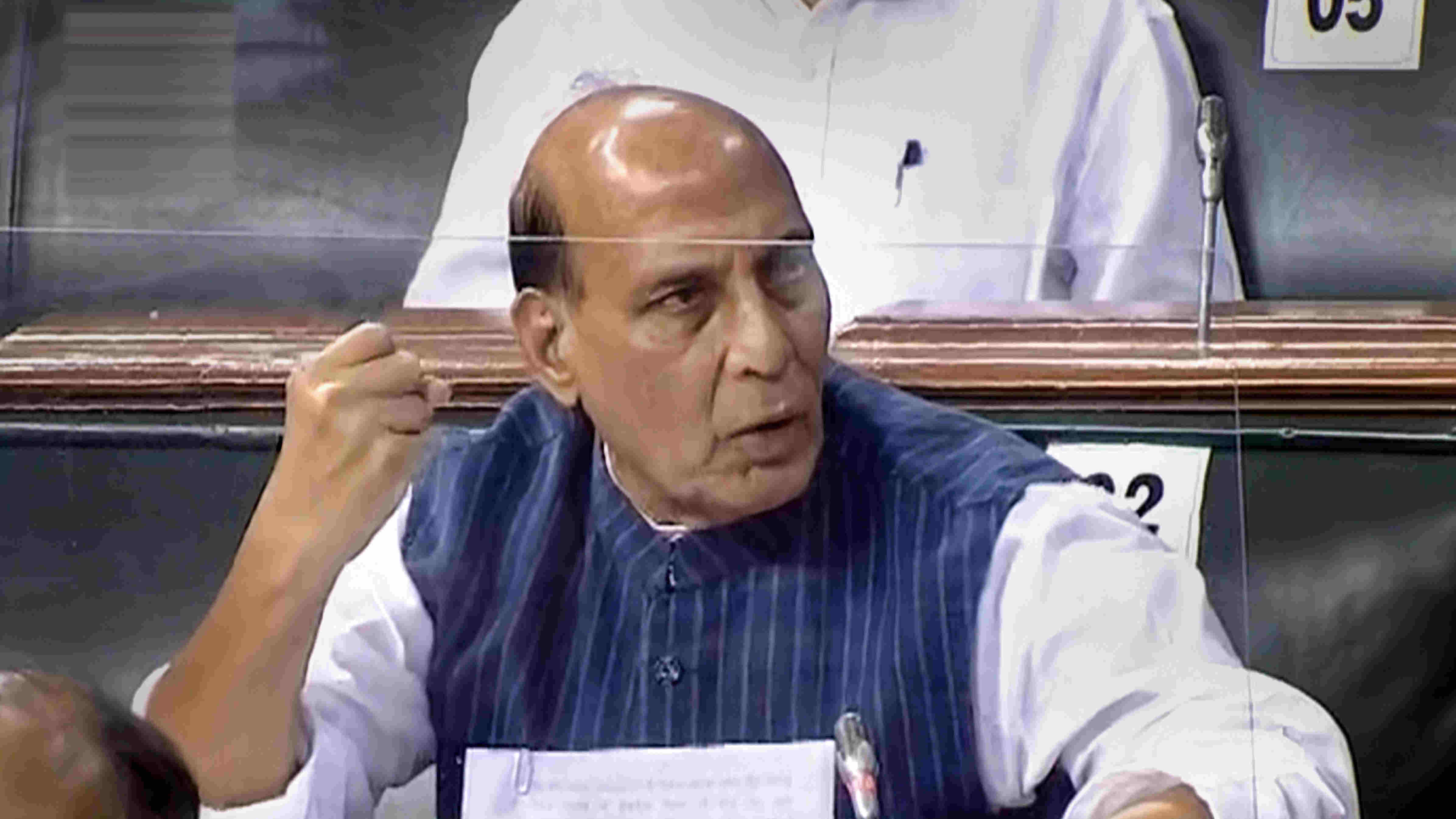Come clean: Rajnath Singh on China in parliament