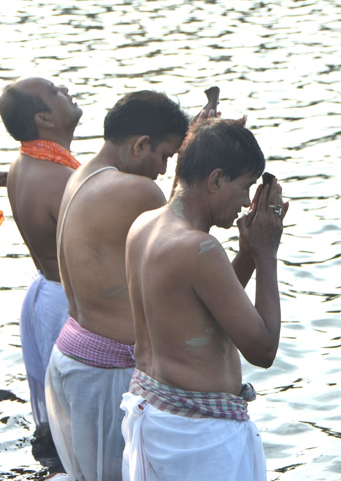 A trio in prayers.