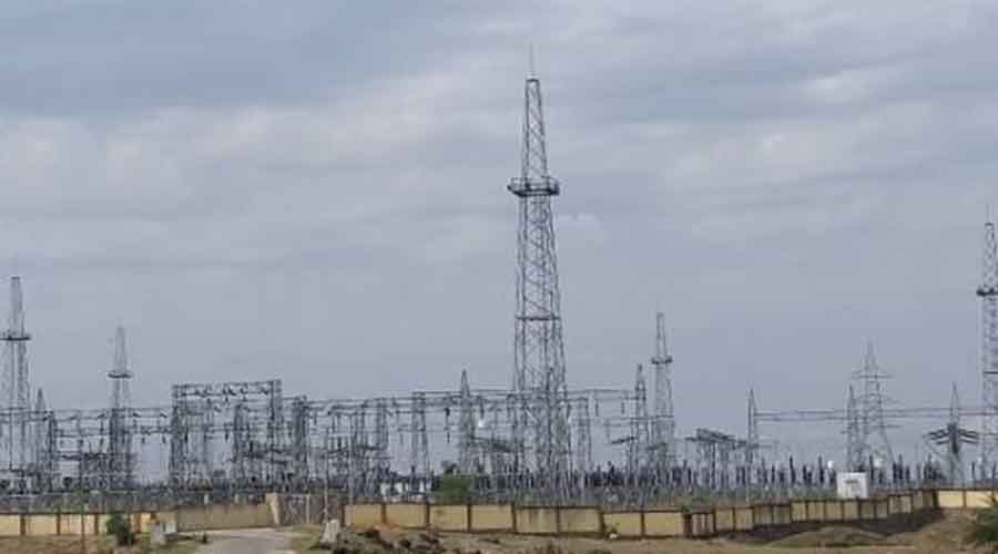 Chorkari power grid substation in Chatra.