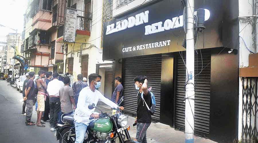 Aladdin Reloaded Cafe and Restaurant in Karaya.  