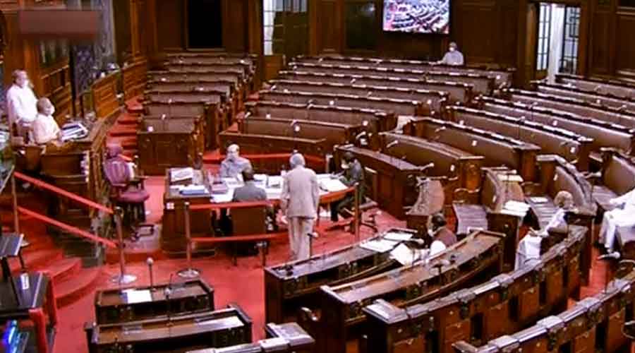 rajya-sabha-opposition-away-7-bills-rushed-through-rajya-sabha-in-3