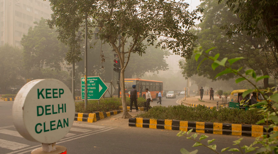 delhi climate lockdown