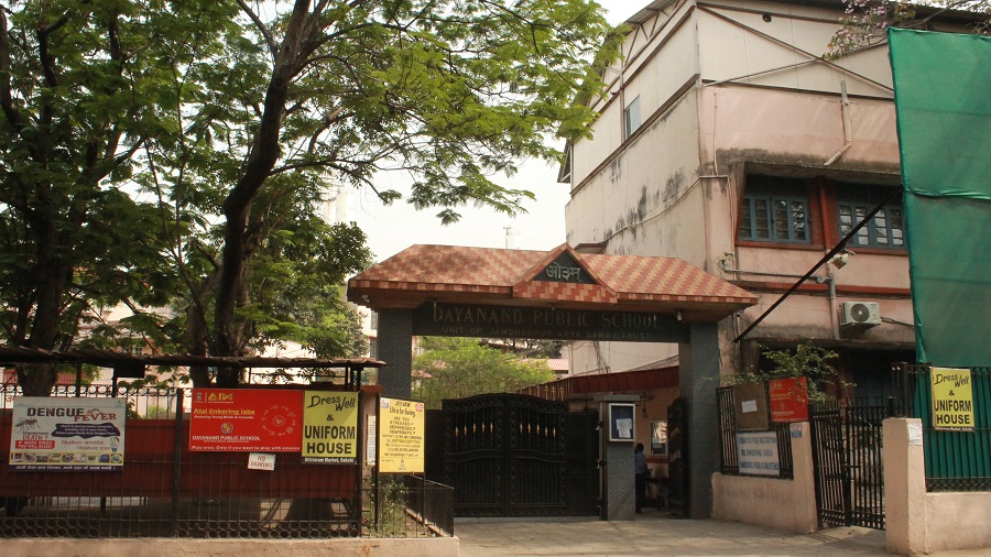 Dayanand Public School where the ASISC inter-school debate was held in Jamshedpur on Monday