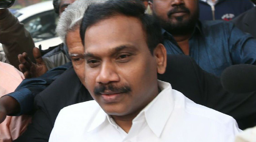 Former Union minister and DMK parliamentarian A. Raja.