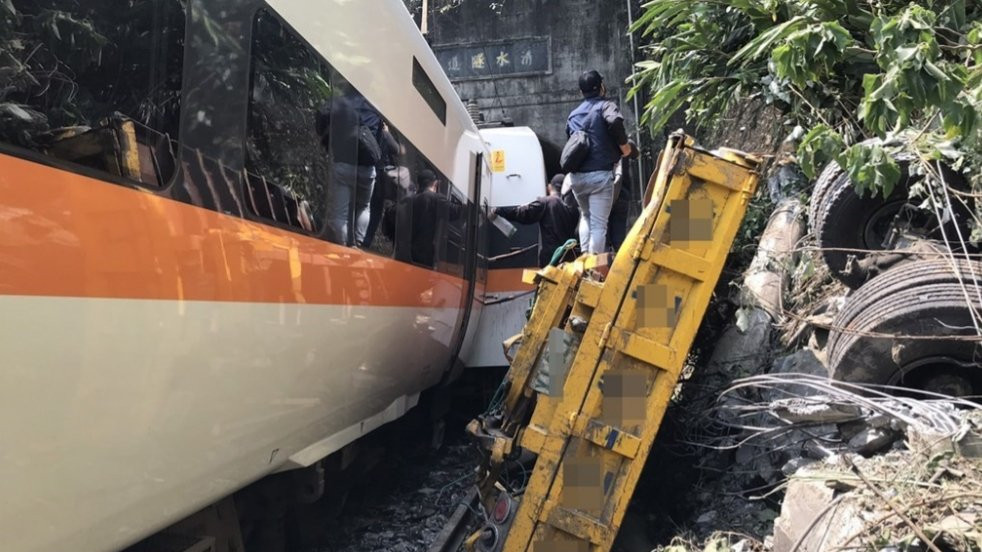 50 killed in Taiwan train tunnel crash- travelling from Taipei to the southeastern city of Taitung