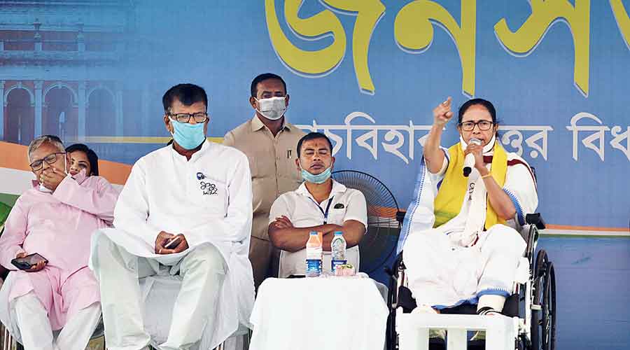 Gherao central cops, Mamata 'advises' women -if they create any problem during the poll process.