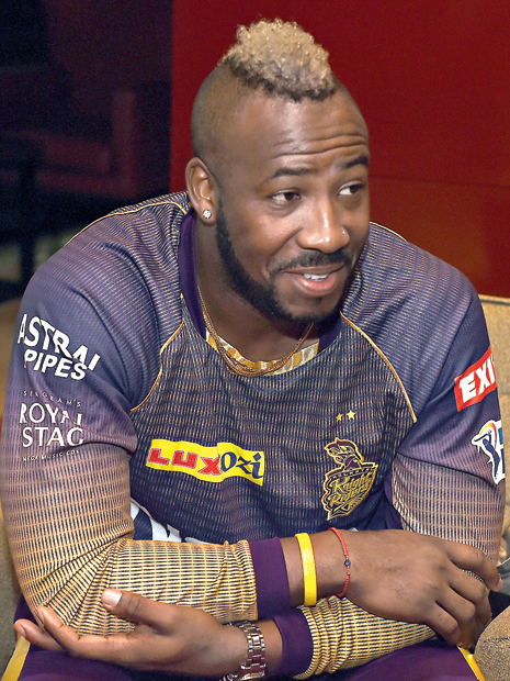 CricTracker - Andre Russell's New Hair Style for the Upcoming WC  #CricTracker | Facebook