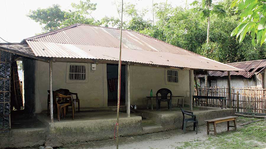 Kanu Sanyal’s home at Sebdullajote in Naxalbari