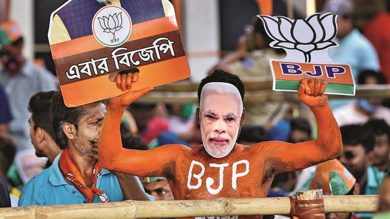 Familiar template : The BJP’s blueprint for Bengal- The BJP’s dramatic landfall in West Bengal has certainly upturned pre-conceived notions about the state