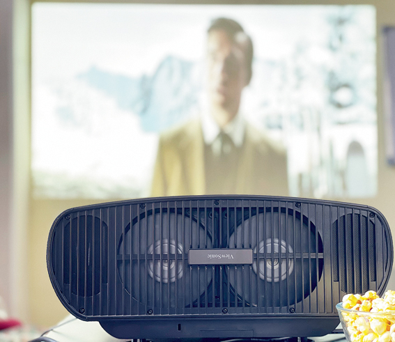 ViewSonic X100-4K+ fits in almost any room as long as you have a biggish wall or a white screen