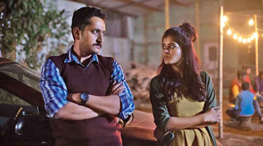 Parambrata and Madhumita in Tangra Blues, playing in theatres now 