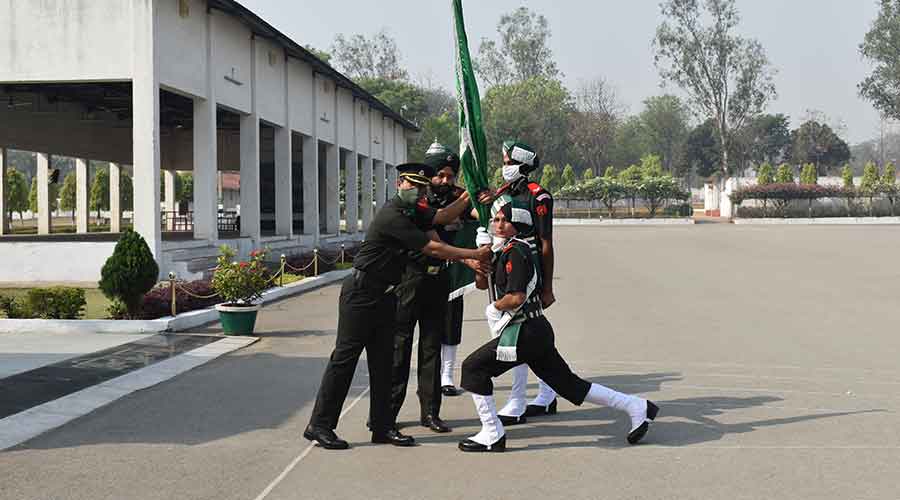 The ceremony was conducted at the Kila Hari Drill Square