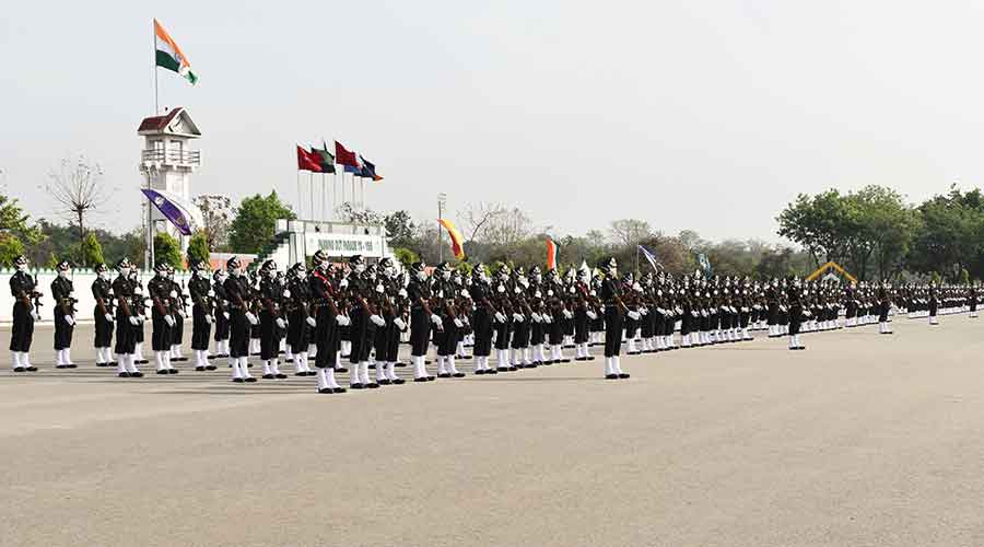 The attestation parade marks the completion of the training  schedule for 347 recruits in the Punjab Regimental Centre