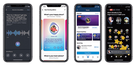 Live Audio Rooms and Soundbites will drive Facebook’s foray into the audio world.