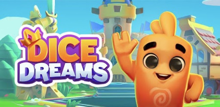 All you have to do in Dice Dreams is press a button