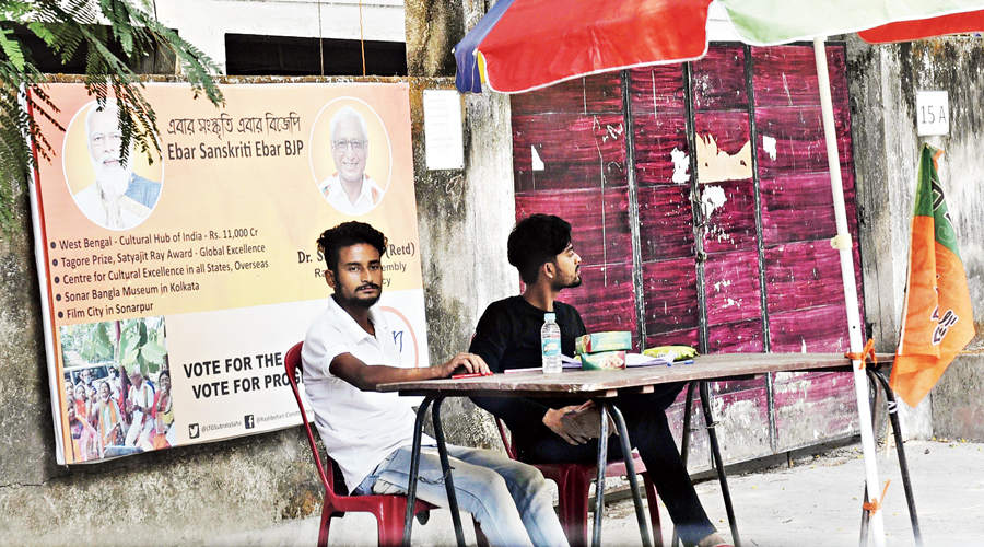 Men without masks at a party camp on Lake Road.  