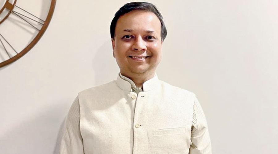 Trinamul candidate  Vivek Gupta.
