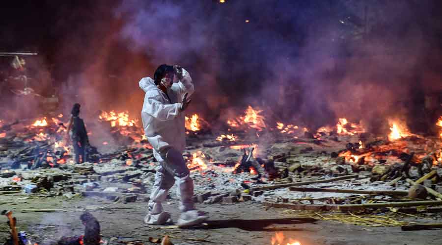 ‘Grotesque’ game amid mass pyres- Public anger is growing at the IPL, which has drawn criticism for diverting resources from the country’s wider coronavirus fight