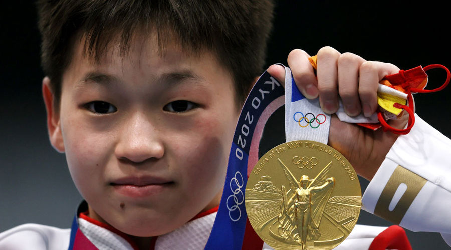 Tokyo Olympics Tokyo Olympics China's Quan Hongchan wins gold in