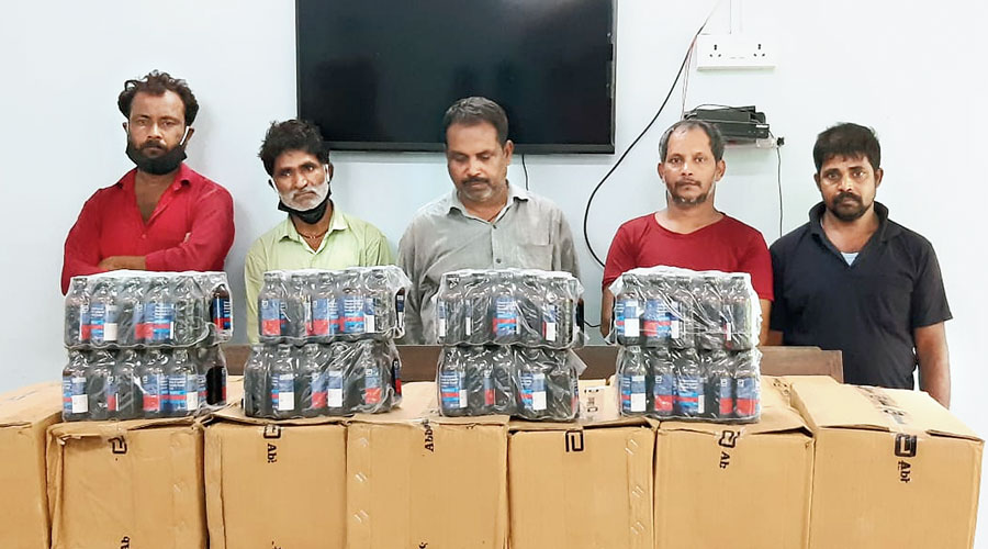 smugglers | Over 4,000 bottles of cough syrup worth over Rs 8 lakh ...