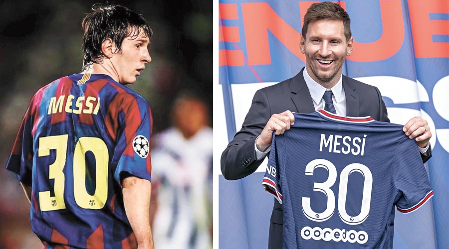 Why Lionel Messi is wearing No. 30 at Paris Saint-Germain, not No. 10