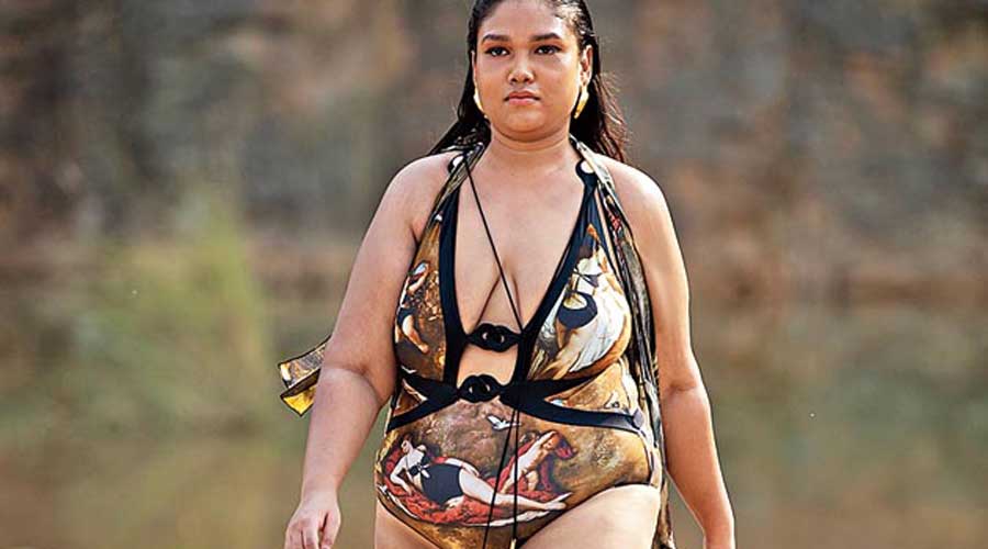 Dame Infiloop Malliot with Dame Frilled Paneyo from Wilding 20s by Shivan & Narresh